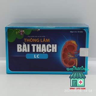 Thông lâm bài thạch LC hộp 5 vỉ x 10 viên