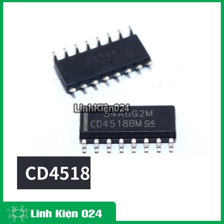 Chíp CD4518BE DIP16, CD4518BM SOP16