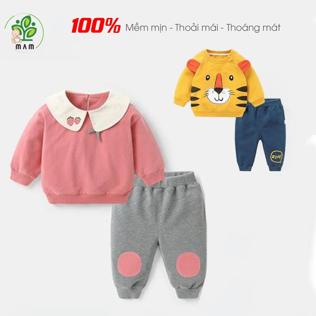 Quần Áo Bé Gái Dài Tay Thu Đông Mầm Store Hàng Cotton VNXK Từ 8 Đến 22 Kg