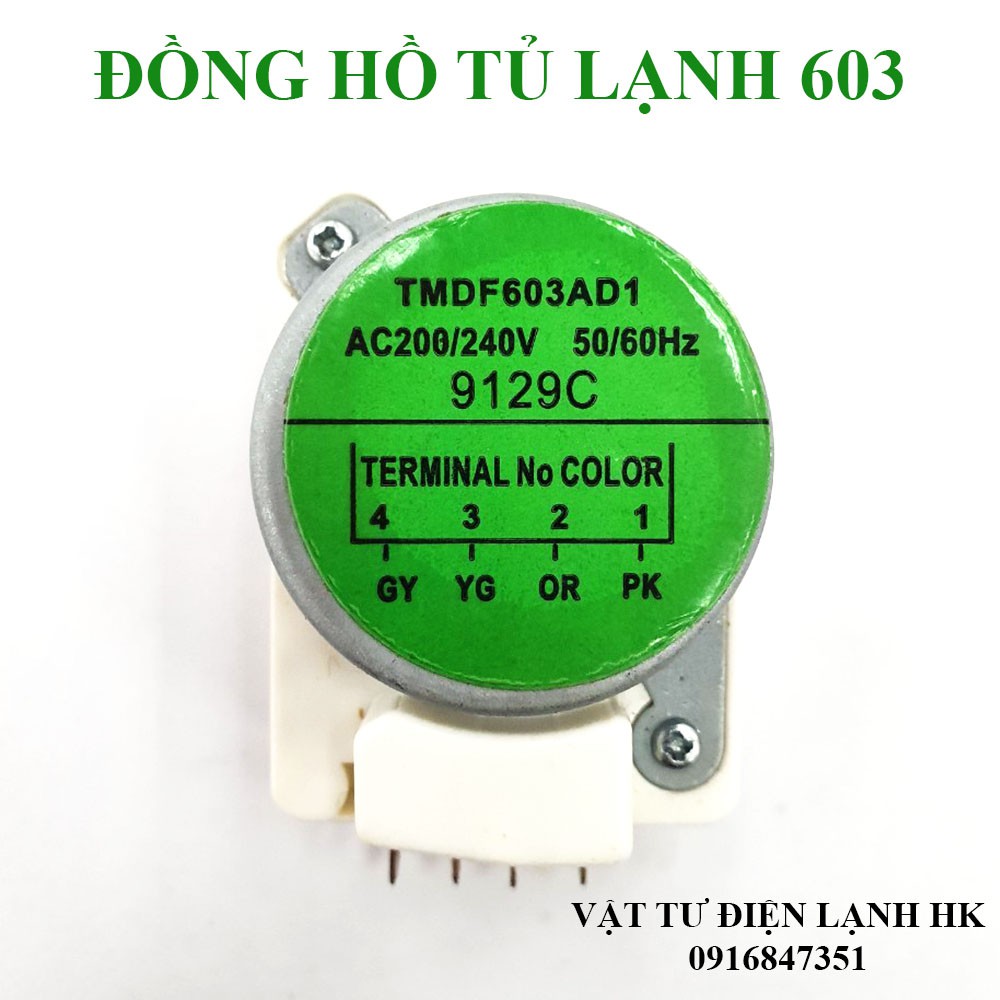 Đồng hồ rơ le thời gian cho tủ lạnh 603 704 706 Timer Thái lan - Toshiba hãng