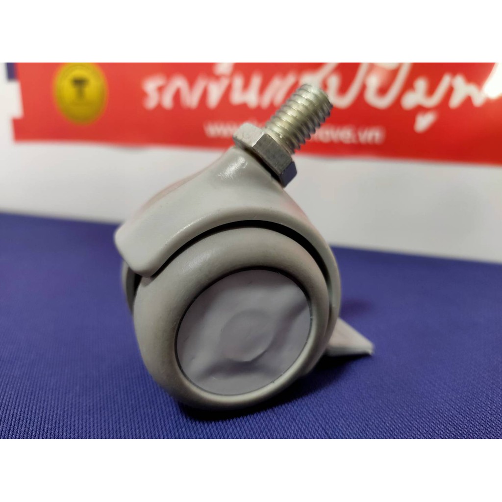Bộ 4 bánh xe nội thất cao cấp - Cọc Vít Xoay Có Khóa Happy Move Thái Lan (màu xám) | BigBuy360 - bigbuy360.vn