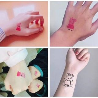Hình xăm heo Peppa (6-8 miếng)