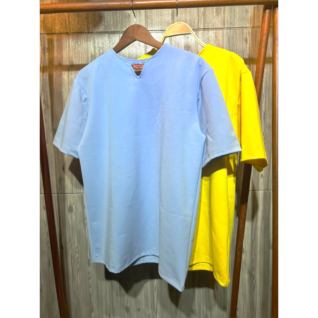 Áo thun Stee Cổ V VISUAL CVC - Giá sỉ Unisex