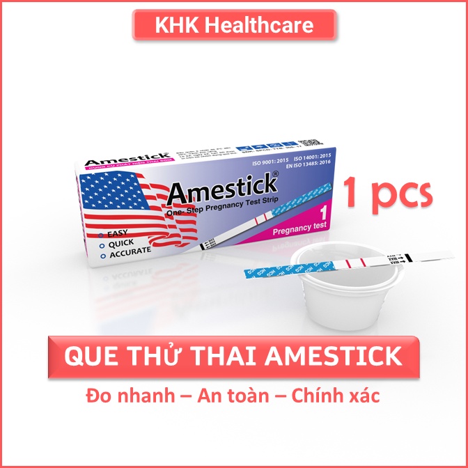 Hộp 1 que thử thai AMESTICK chính hãng cho kết quả chính xác tiện lợi