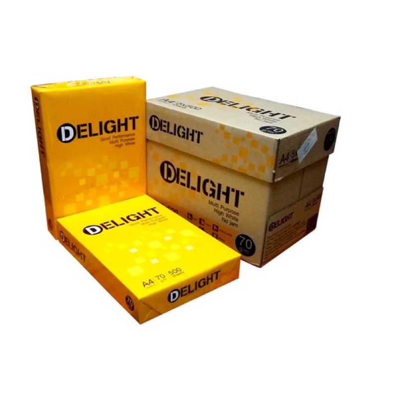 Giấy A4 Delight 70gsm Indonesia.