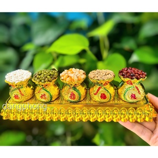 Khay đậu ngũ cốc chưng thần tài thổ địa