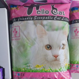 Cát vệ sinh mèo - cát hello cat bao 10l