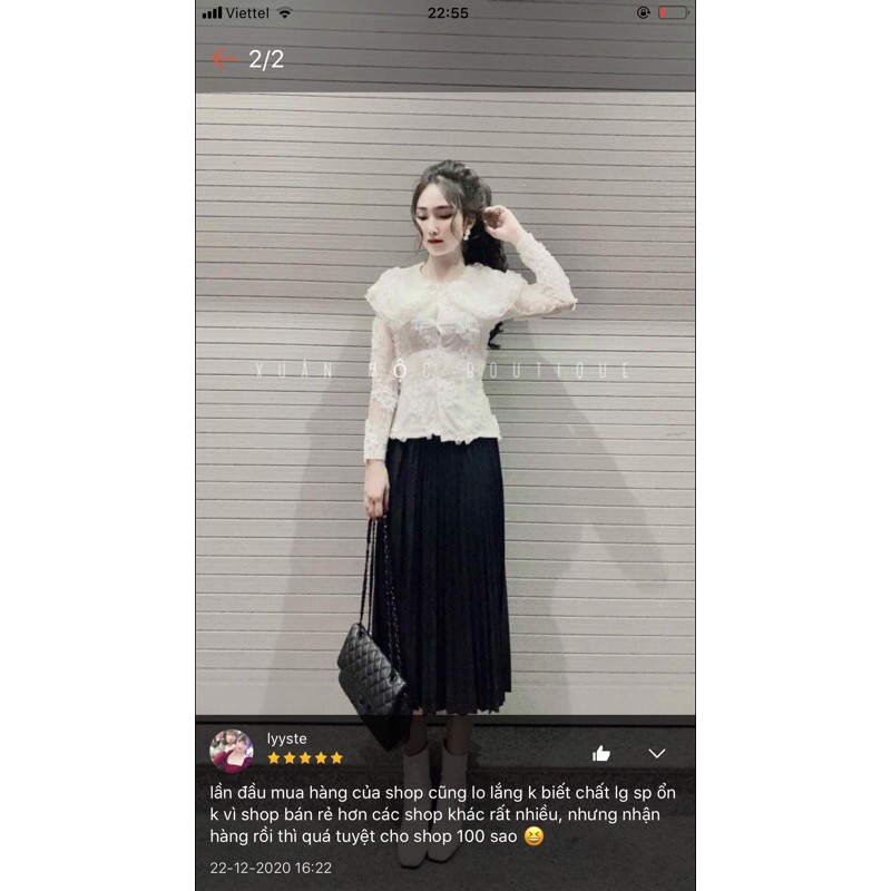 Áo ren Hoa nổi ánh nhũ🎀Freeship🎀kèm video ảnh thật