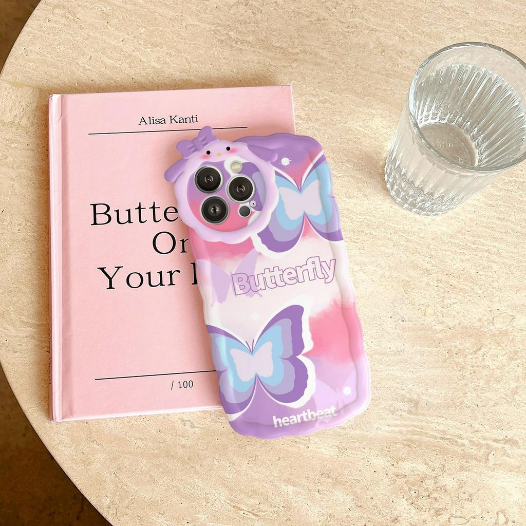 Ốp lưng iphone nơ lượn sóng Butterfly 6/6plus/6s/6splus/7/7plus/8/8plus/x/xs/11/12/13/14/pro/max/promax/plus/shin/case
