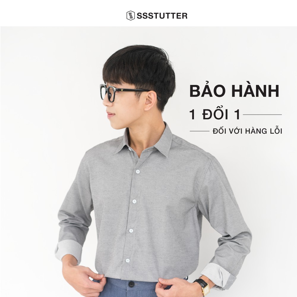Áo sơ mi nam dài tay cổ đức form dáng vừa vặn SSSTUTTER vải cao cấp thoáng mát 5 màu linh hoạt Great Life Shirt Ver.2 | BigBuy360 - bigbuy360.vn