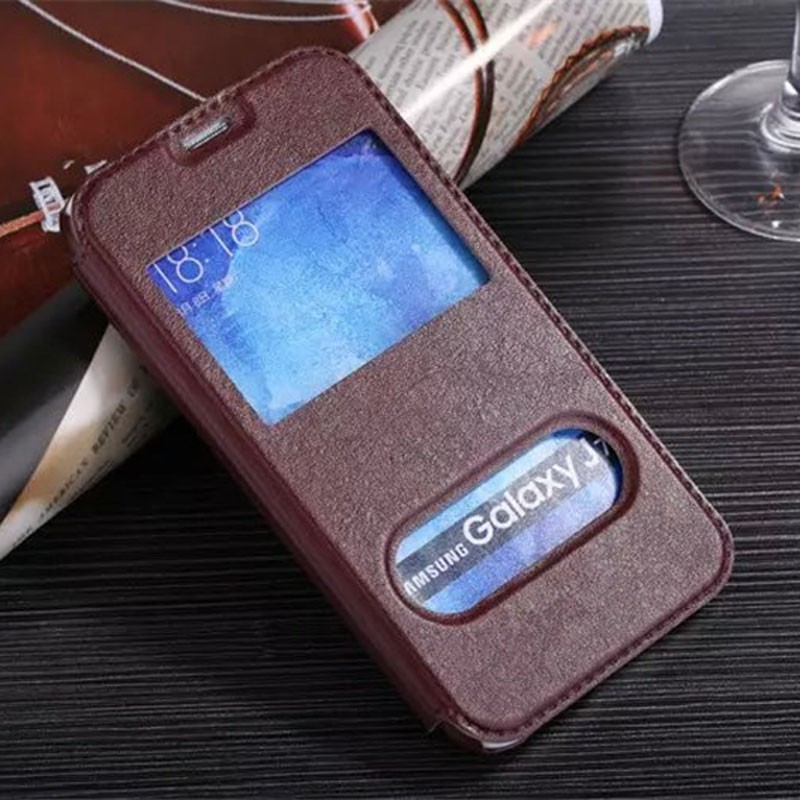 Bao Da Hở view Cho samsung galaxy a3 2016 a5 2015 n7100 note 2 Ốp