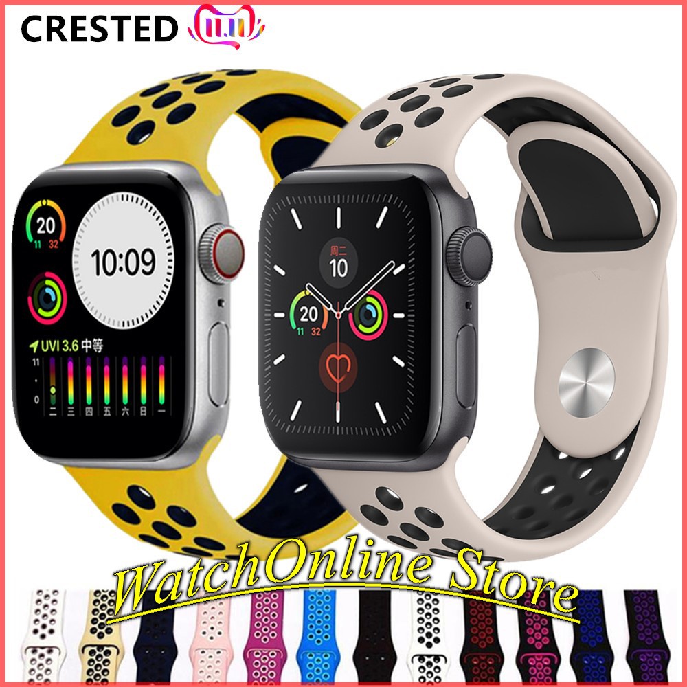 Dây đeo 2 màu Apple Watch 38mm 40mm 42mm 44mm