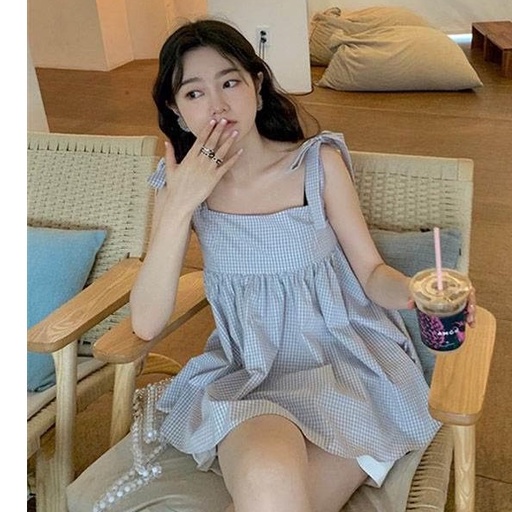 Áo babydoll baby 3 màu vintager xinh VAVASA AD09