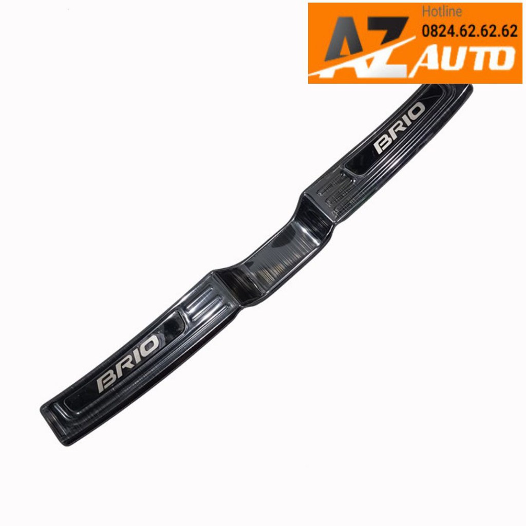 Ốp chống trầy bậc cốp ngoài Honda Brio vân Titan( hàng cao cấp)
