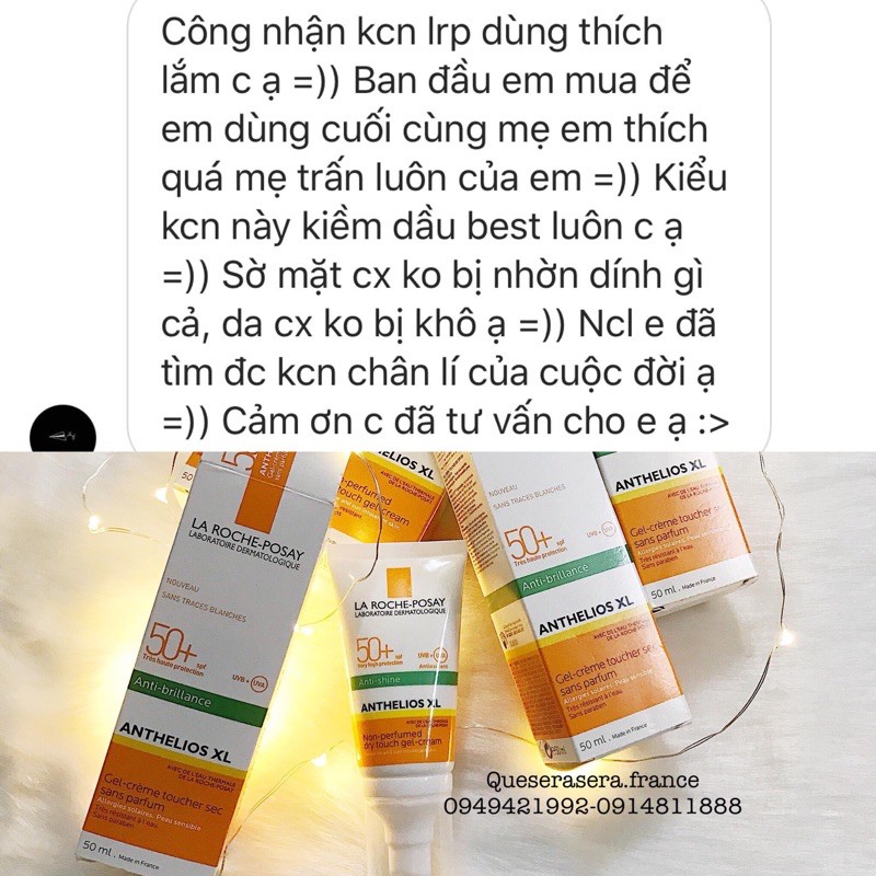 Kem chống nắng LRP Anthelios xanh