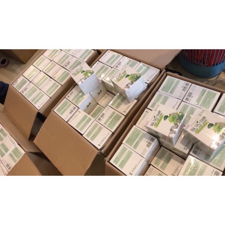 🍏Trà táo xanh giảm cân kelly chính hãng hộp 12 gói **