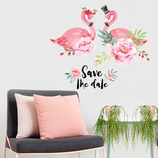 Decal dán tường Chim hạc