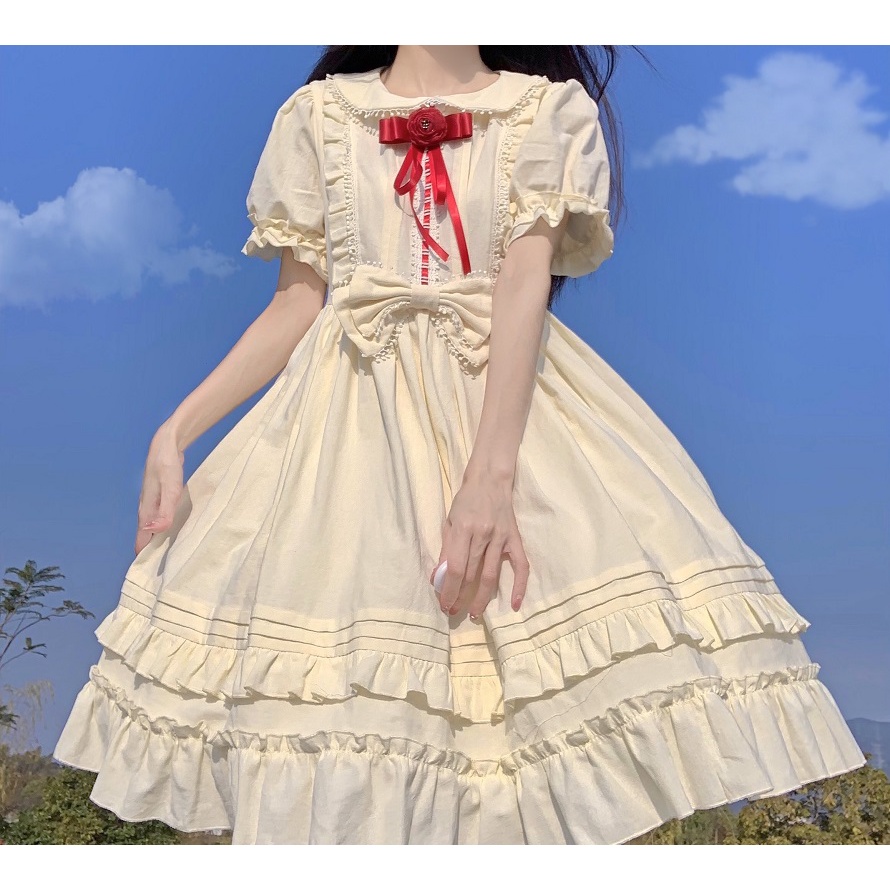 Váy OP lolita tay ngắn siêu xinh xắn