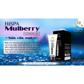 Sữa rửa mặt hispa mulberry cleasing gel cbv23 nh34