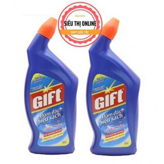 NƯỚC TẨY RỬA BỒN CẦU TOILET SIÊU SẠCH GIFT CHAI 600ml