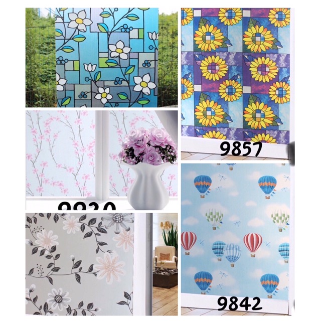 Decal dán kính, Giấy dán kính mờ khổ rộng 45cm