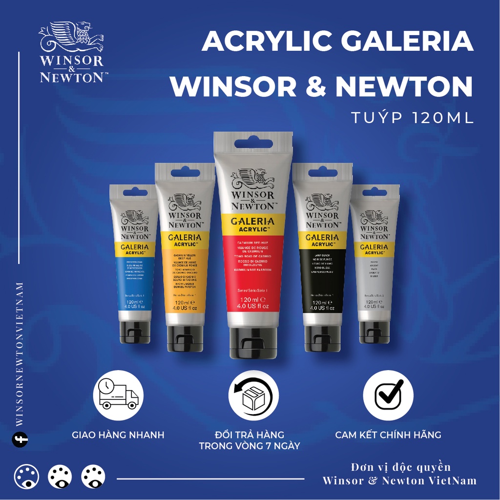 Màu Acrylic Galeria Winsor & Newton Tuýp 120ml