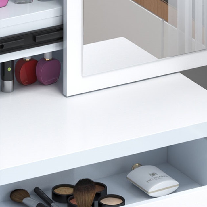 💥ẢNH THẬT💥 Bàn trang điểm đẹp kèm ghế, bàn phấn gỗ MDF cao cấp chống thấm BAH030 | BigBuy360 - bigbuy360.vn