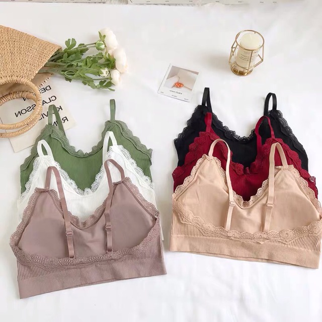 Bra tăm viền ren dây điều chỉnh ngắn dài ms 821 | BigBuy360 - bigbuy360.vn