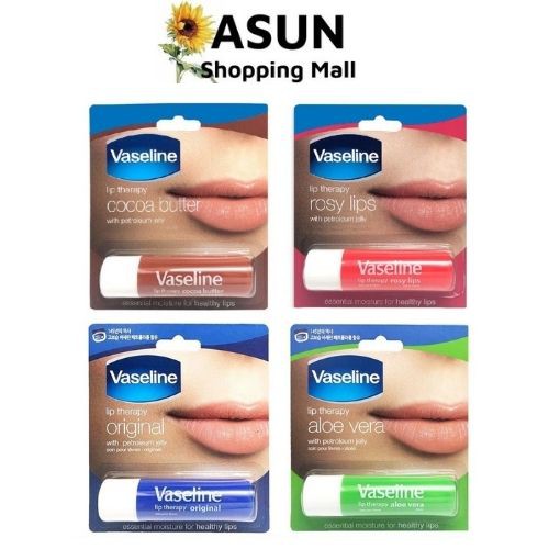 Son Dưỡng Vaseline Thỏi - Son Dưỡng Môi Vaseline Lip Therapy Dưỡng Ẩm 4.8g