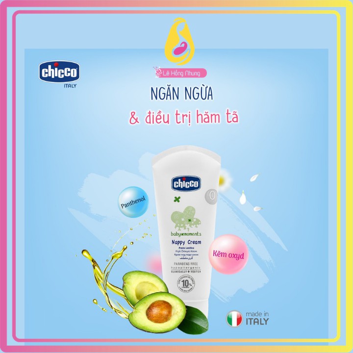 Kem Hăm 3 Tác Động Chicco 100ml, Ngăn Ngừa Và Hỗ Trợ Hăm Tã