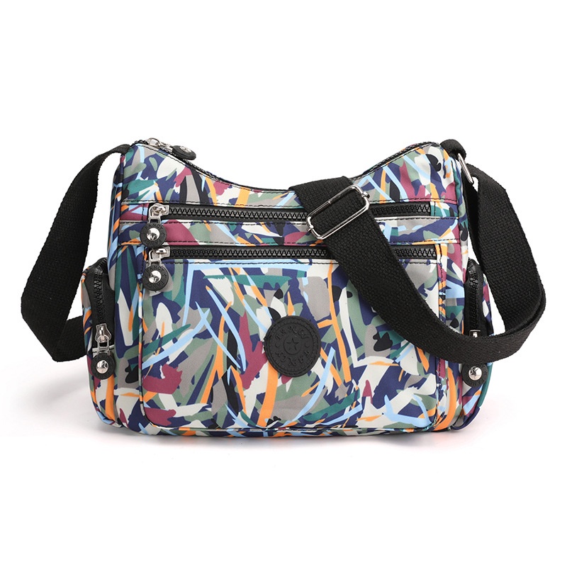 Ba Lô Vải Oxford Siêu Nhẹ Nhiều Ngăn In Họa Tiết Thời Trang