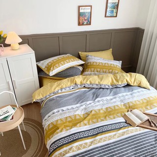 Bộ chăn ga gối 4 món cotton 100%