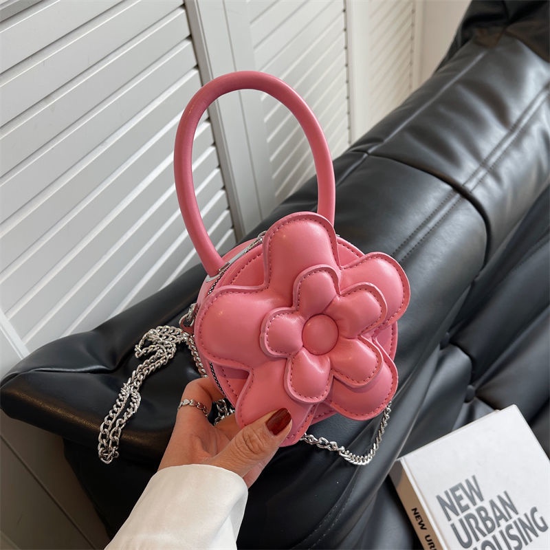 Túi Đeo Chéo Mini Hình Tròn Phối Dây Xích Phong Cách Mới Mùa Hè 2022 Dễ Phối Đồ Bán Chạy