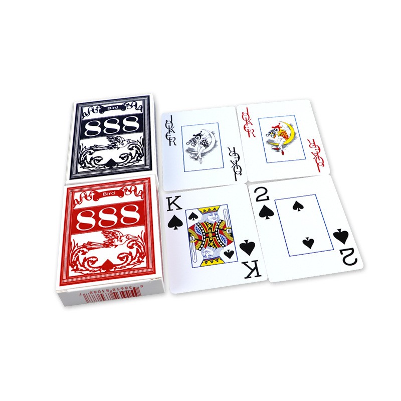 Bộ bài tây nhựa Poker bền đẹp chống nước 100% Plastic BN 18