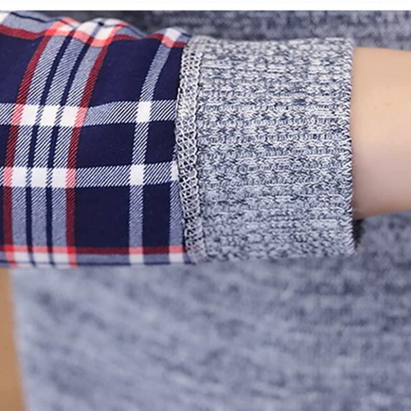 Áo Len Giả Hai Lớp Cổ Chữ V Thời Trang Thanh Lịch Cho Nam | BigBuy360 - bigbuy360.vn