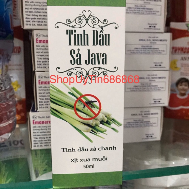 Tinh dầu sả chanh Java 50ml xua muỗi hiệu quả