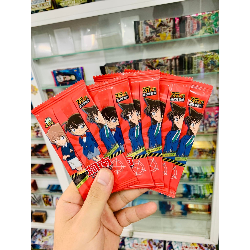[ Vũ Trí Ba ] [Mua 10 tặng 1] Set 5 ảnh thẻ nhân phẩm Anime conan ngẫu nhiên chibi xinh xắn