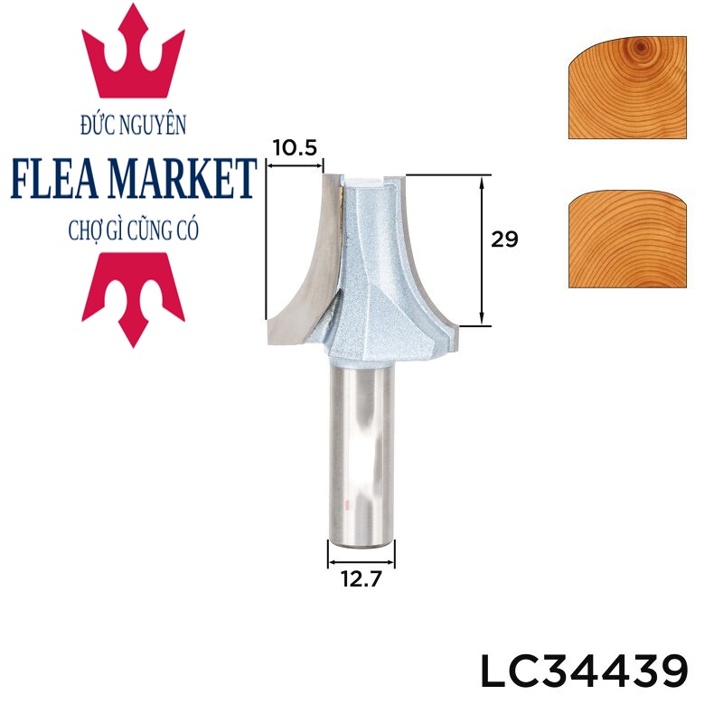 Mũi soi mái trai đứng không bi cốt 12,7mm hãng Tideway hợp kim Vonfram cacbit hàng công ty