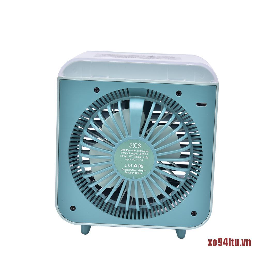 XOITU MINI Air Conditioner Fan Desktop Office  USB Charging Humidifier Nano Spra