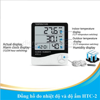 Đồng hồ đo nhiệt độ và độ ẩm HTC-2