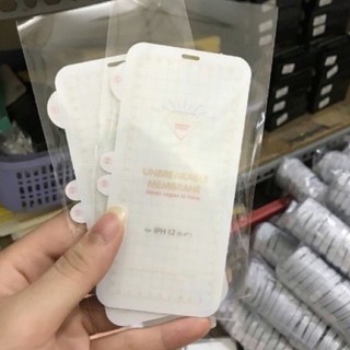 Miếng dán PPF cho iPhone 12 Mini/ 12/ 12 Pro/ 12 Pro max  giờ màn hình chống xước màn hình