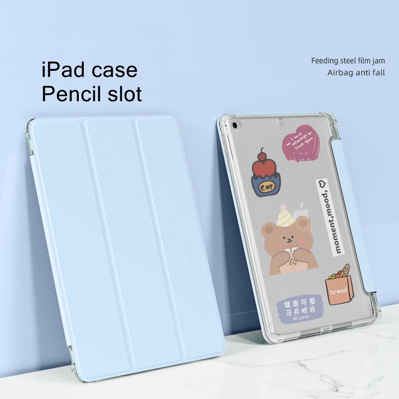 IPad 9.7 2017/2018 Air Air2 IPad gen 7/8 10.2 Mini 1 2 3 4 5 Slim Smart Case Flexible Soft Silicone Soft Back Cover
