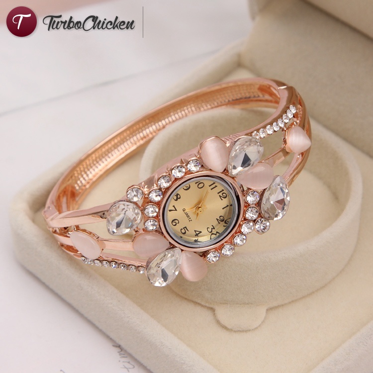 Đồng Hồ Đeo Tay Đính Đá Thời Trang Cho Nữ