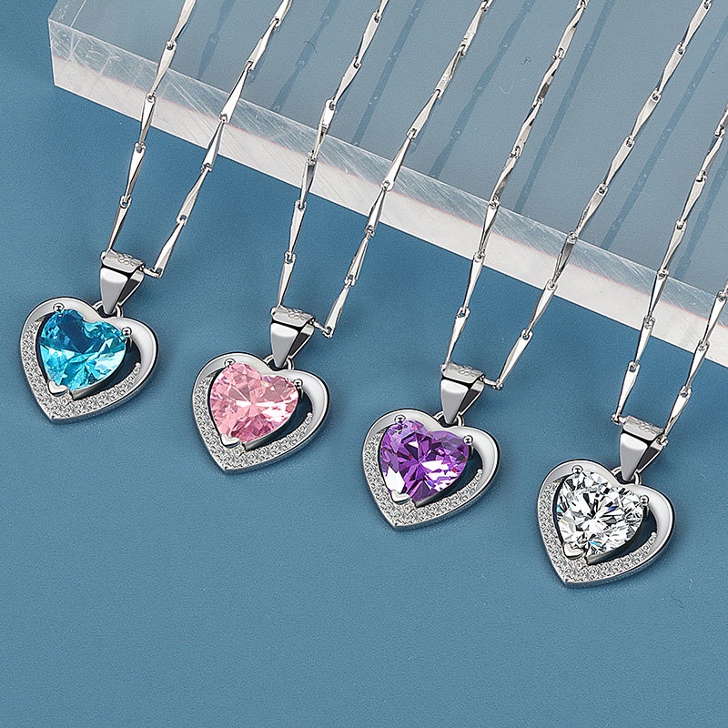 Vòng cổ Mặt Trái Tim Thời Trang Cho Nữ