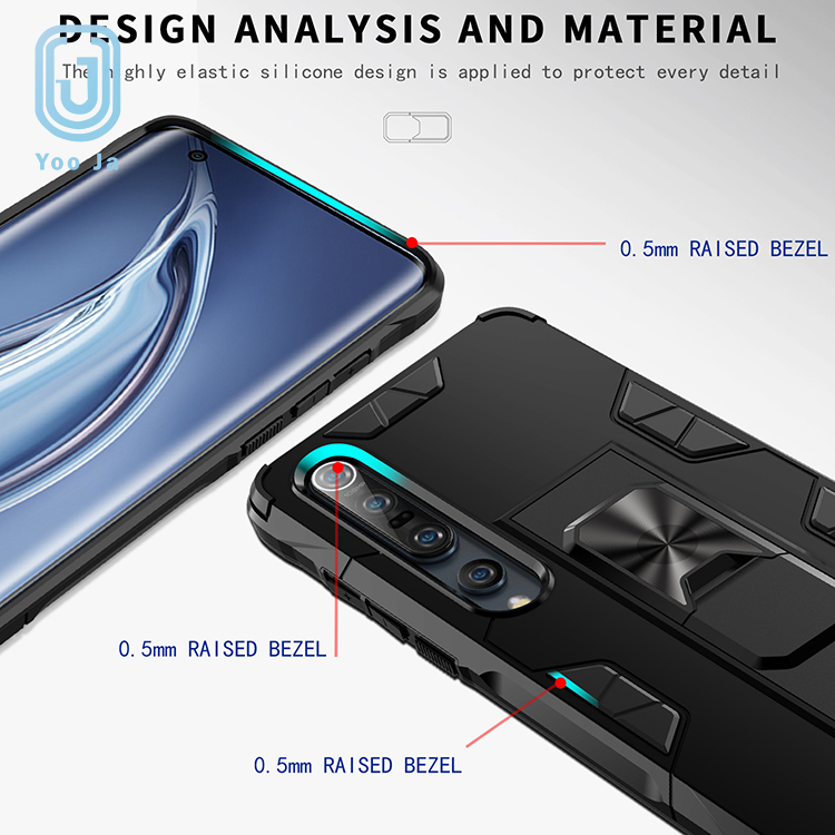 Ốp Điện Thoại Dạng Giáp Có Vòng Đỡ Nam Châm Cho Samsung Galaxy S8 S9 S10 S20 Plus Ultra S10 Lite A91