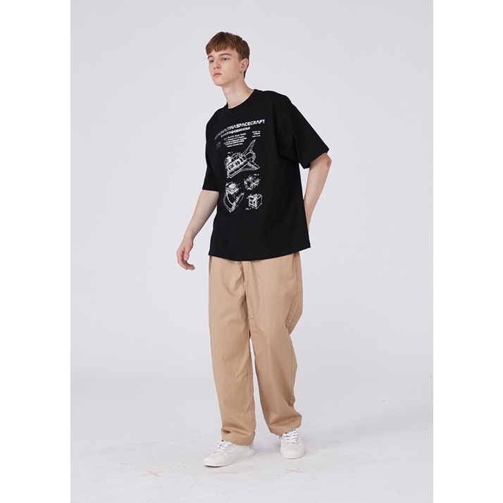 Áo Phông Phi Thuyền Unisex Nam Nữ Form Rộng Vải Dày Mịn [ FREE SHIP ]