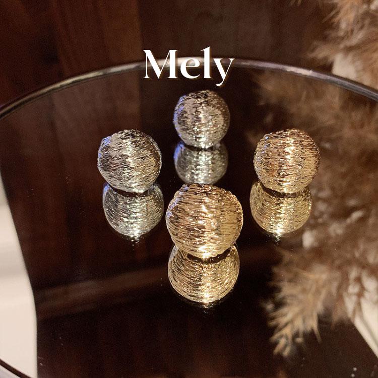 Bông tai chuôi bạc 925 mẫu to cá tính hiện đại - Mely M2-30