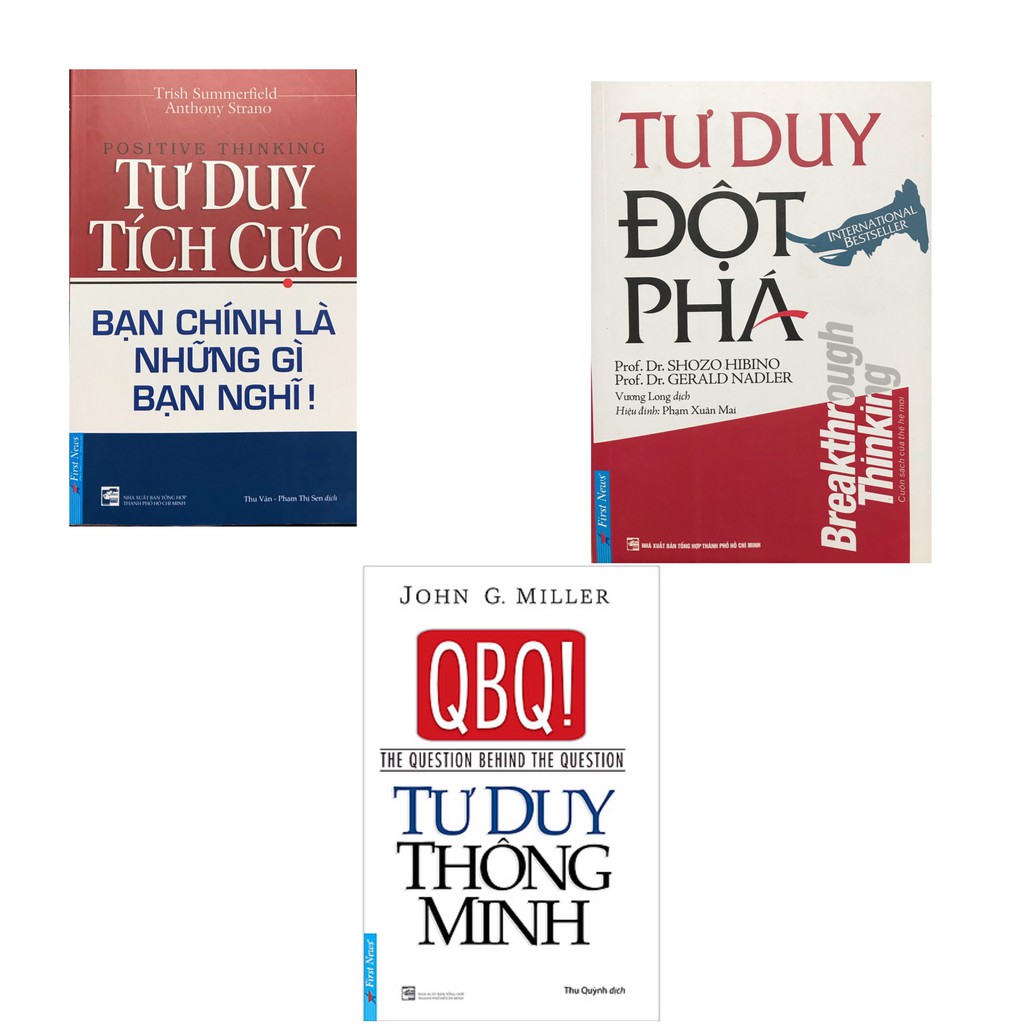 Sách - Combo Tư duy tích cực + Tư duy thông minh + Tư duy đột phá