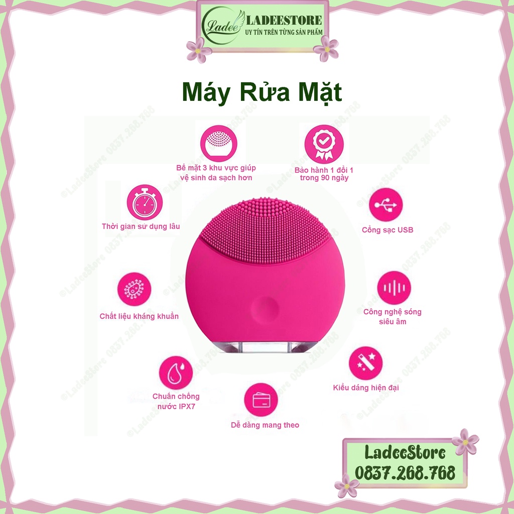 Máy Rửa Mặt, Máy Massage Rửa Sạch Mặt