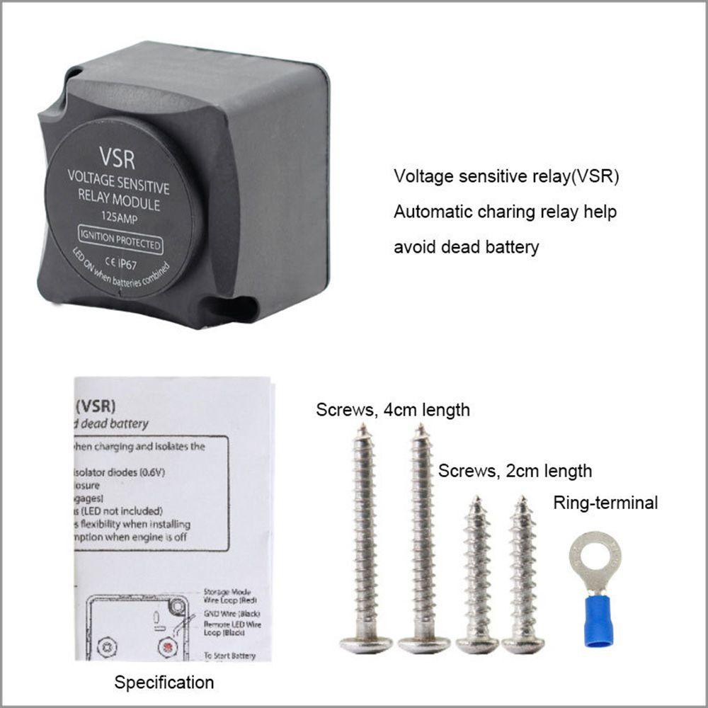 Rơ Le Sạc Pin Kép Cách Ly Thông Minh Cho Xe Hơi RV